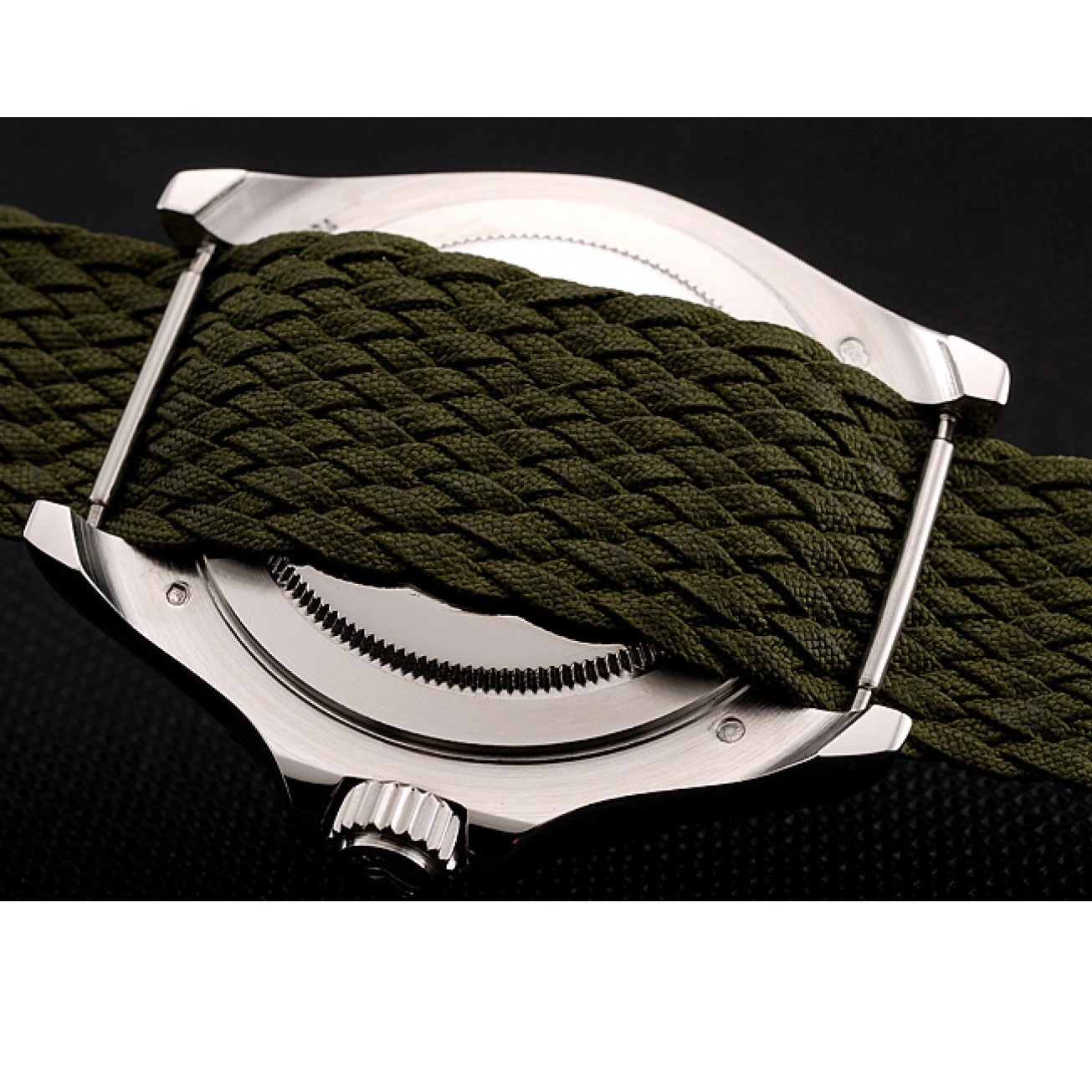 Rolex aaa copy Green Green Bracelet Dial Yacht Fabric Rolex Master 1453869 0611